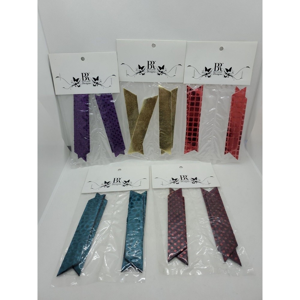 Brandi Renee Designs Interchangeable Flip Flop Straps Lot of 5
